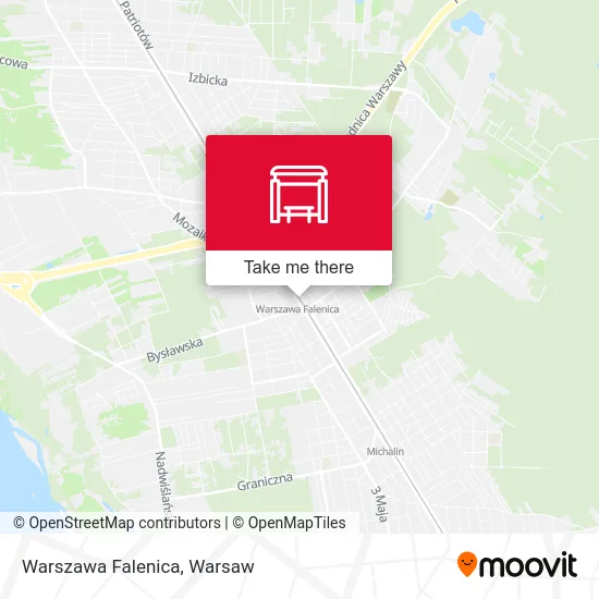 Карта Warszawa Falenica