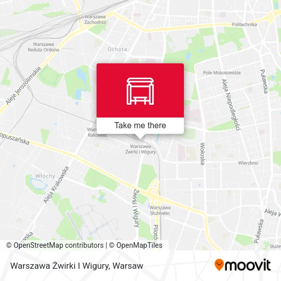 Warszawa Żwirki I Wigury map