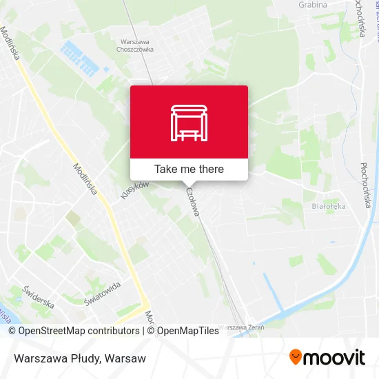 Карта Warszawa Płudy