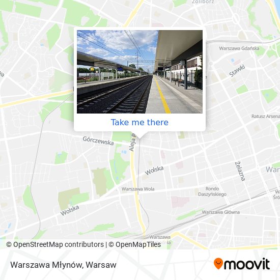 Warszawa Młynów map
