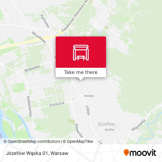 Карта Józefów Wąska