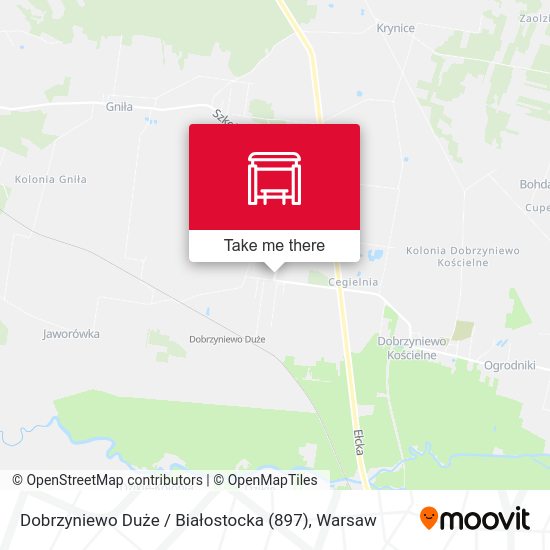 Dobrzyniewo Duże / Białostocka (897) map