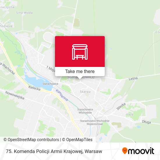 75. Komenda Policji Armii Krajowej map