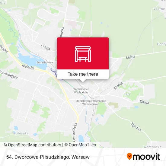 Карта 54. Dworcowa-Piłsudzkiego
