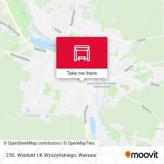 230. Wiadukt I-K.Wyszyńskiego map