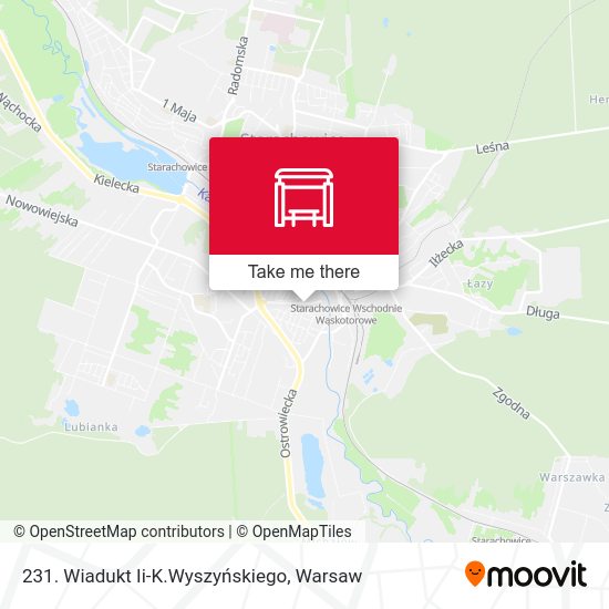 231. Wiadukt Ii-K.Wyszyńskiego map