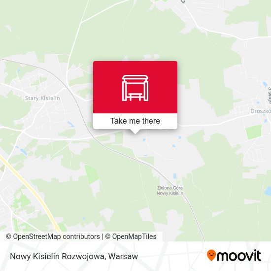 Nowy Kisielin Rozwojowa map