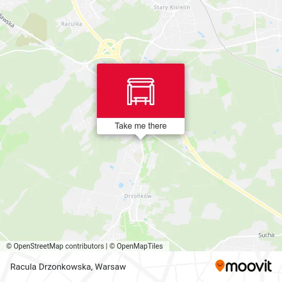 Racula Drzonkowska map