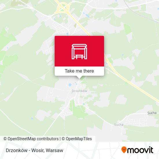 Drzonków - Wosir map