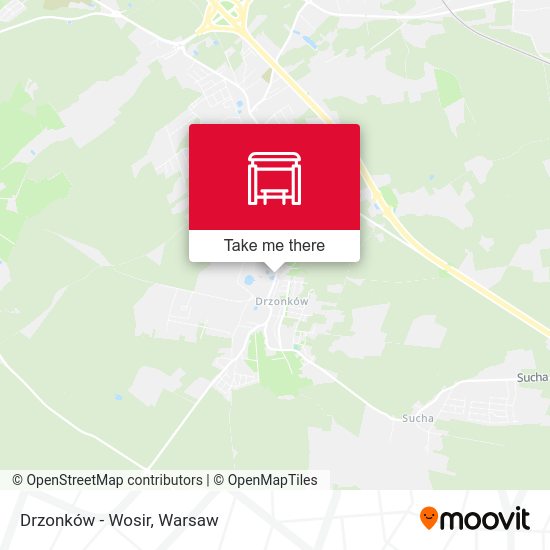 Drzonków - Wosir map