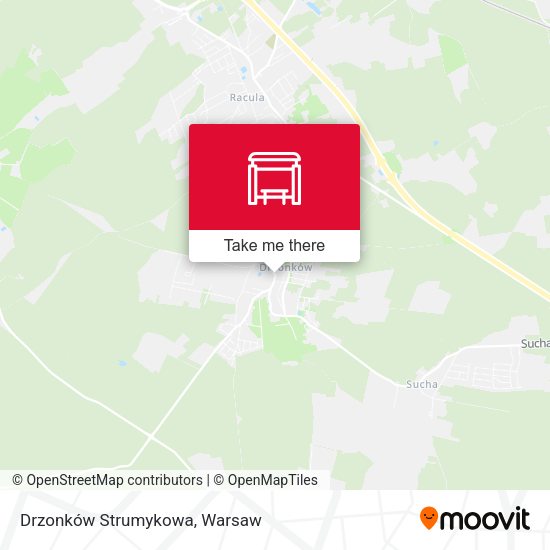 Drzonków Strumykowa map