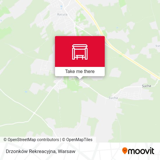 Карта Drzonków Rekreacyjna