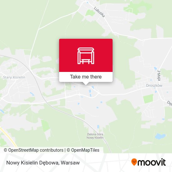 Nowy Kisielin Dębowa map