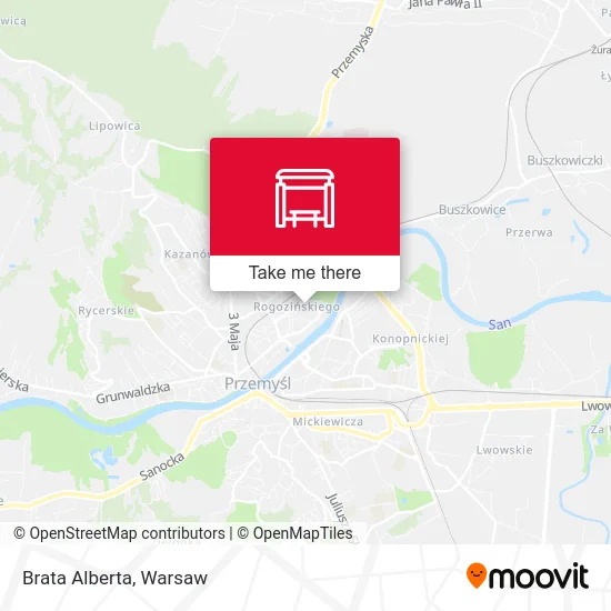 Карта Brata Alberta