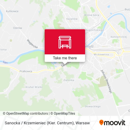 Sanocka / Krzemieniec (Kier. Centrum) map