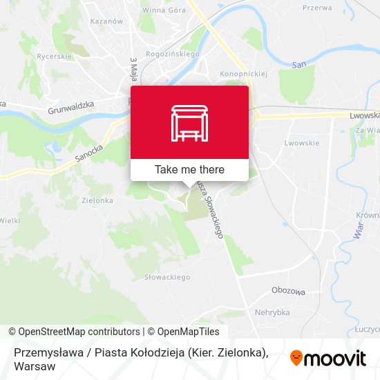 Przemysława / Piasta Kołodzieja (Kier. Zielonka) map