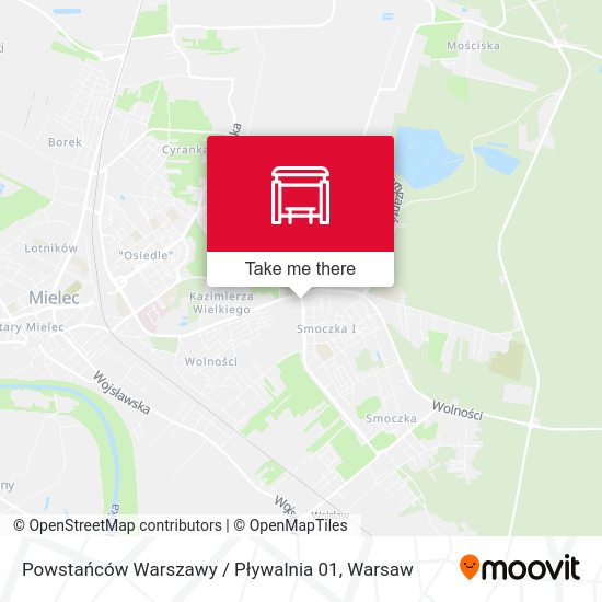 Powstańców Warszawy / Pływalnia 01 map