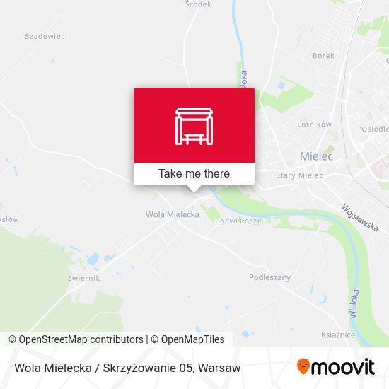 Wola Mielecka / Skrzyżowanie 05 map