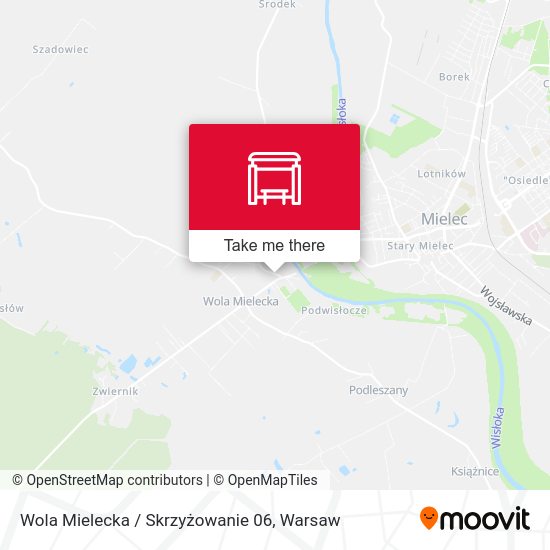 Wola Mielecka / Skrzyżowanie 06 map