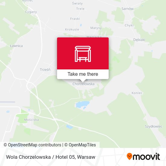 Wola Chorzelowska / Hotel 05 map