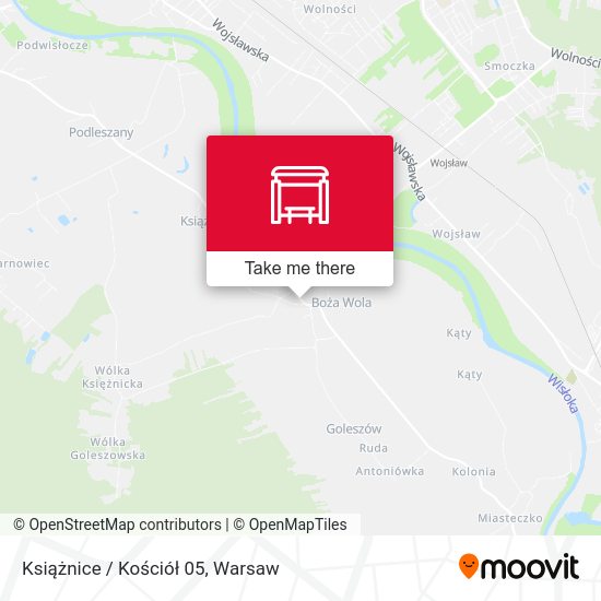 Książnice / Kościół 05 map