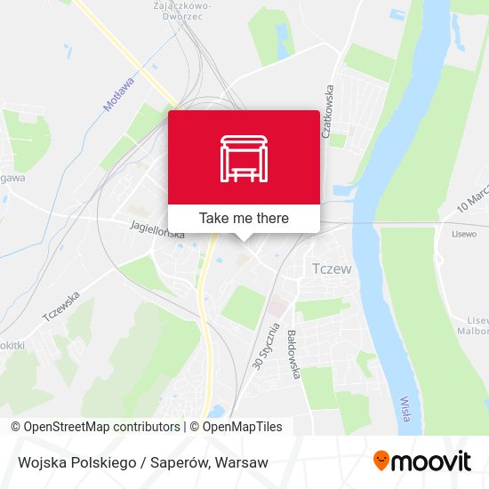 Wojska Polskiego / Saperów map