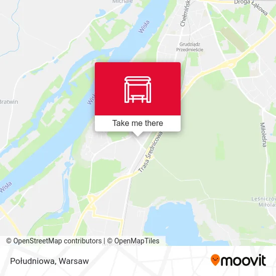 Карта Południowa