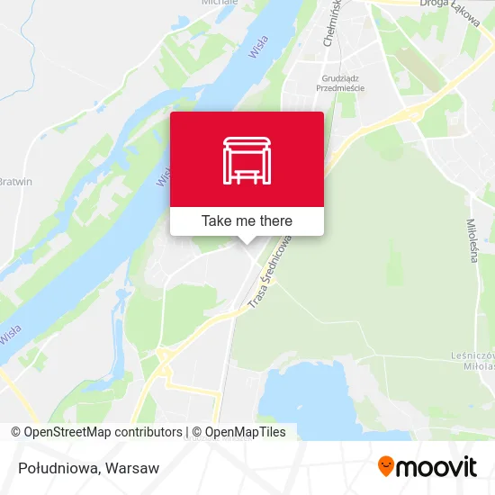 Карта Południowa