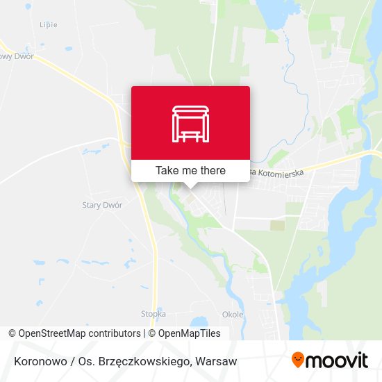 Koronowo / Os. Brzęczkowskiego map