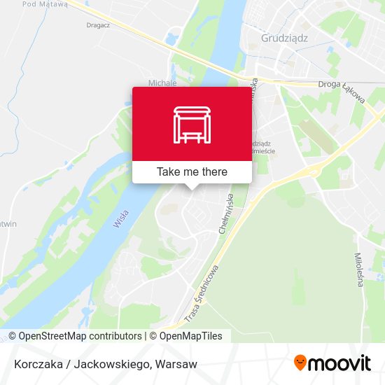 Korczaka / Jackowskiego map