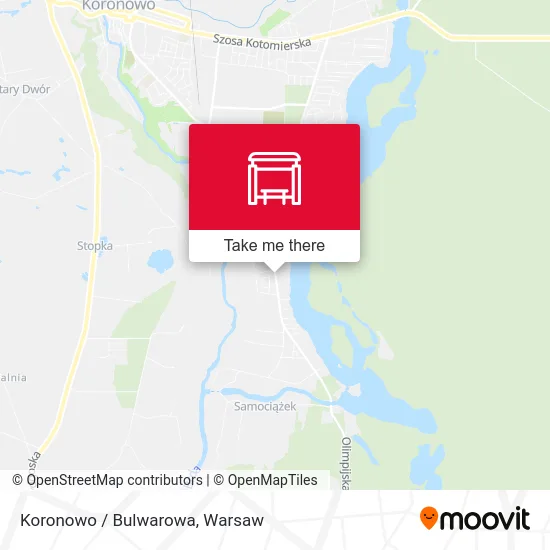Карта Koronowo / Bulwarowa