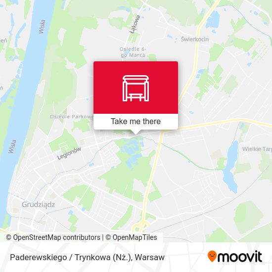 Paderewskiego / Trynkowa (Nż.) map