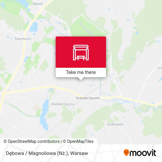 Dębowa / Magnoliowa (Nż.) map