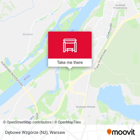 Dębowe Wzgórze (Nź) map