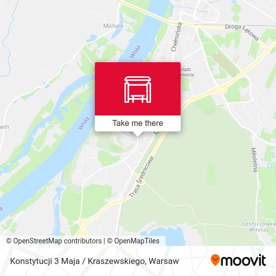 Карта Konstytucji 3 Maja / Kraszewskiego