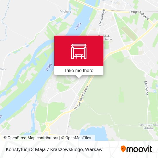 Konstytucji 3 Maja / Kraszewskiego map