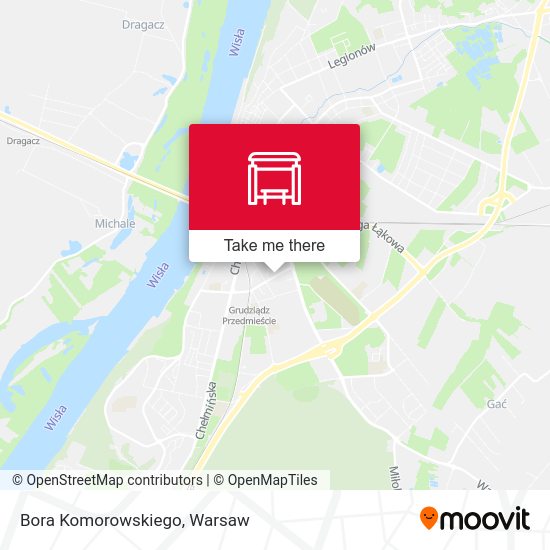 Bora Komorowskiego map