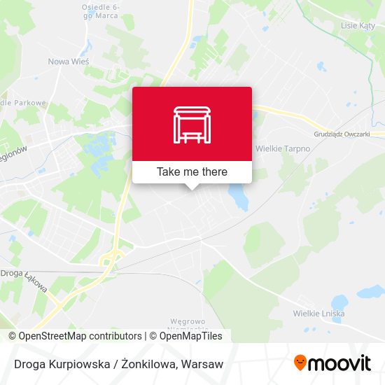 Droga Kurpiowska / Żonkilowa map