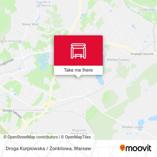 Droga Kurpiowska / Żonkilowa map