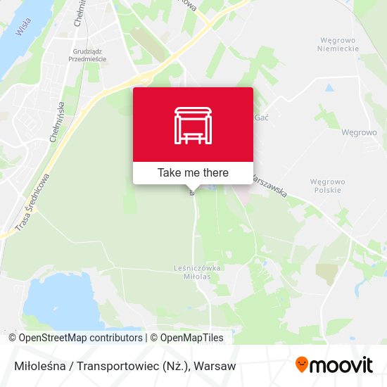 Miłoleśna / Transportowiec (Nż.) map