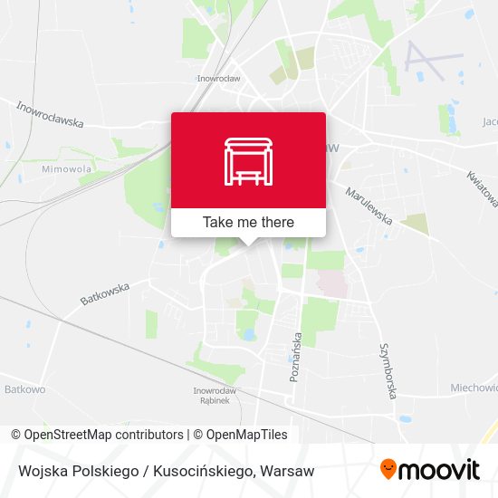 Wojska Polskiego / Kusocińskiego map