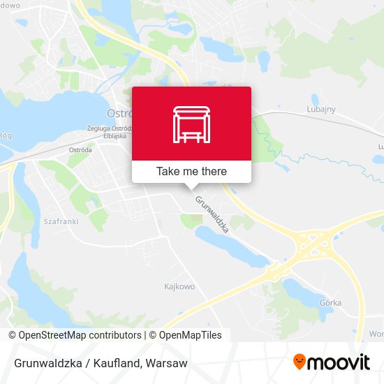 Grunwaldzka / Kaufland map