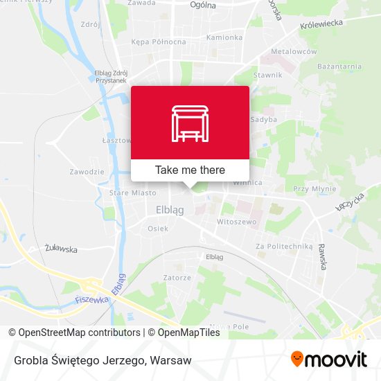 Grobla Świętego Jerzego map