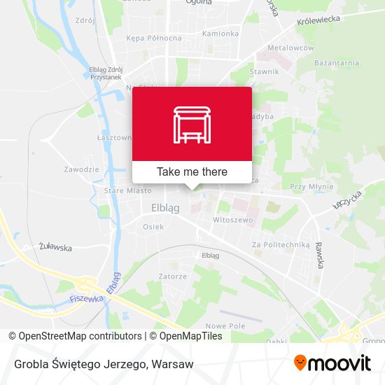 Grobla Świętego Jerzego map