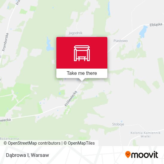 Dąbrowa I map