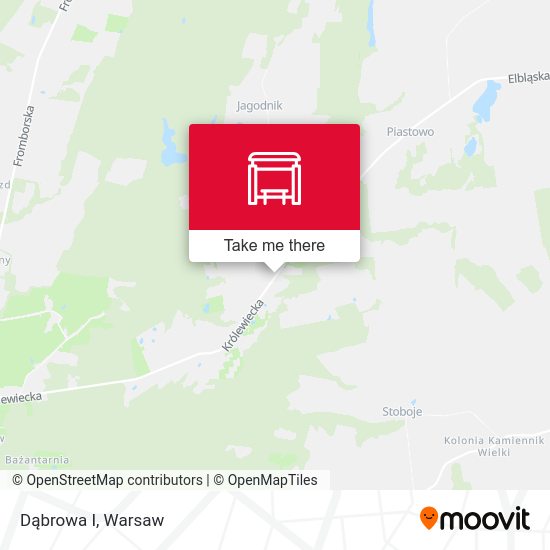 Dąbrowa I map