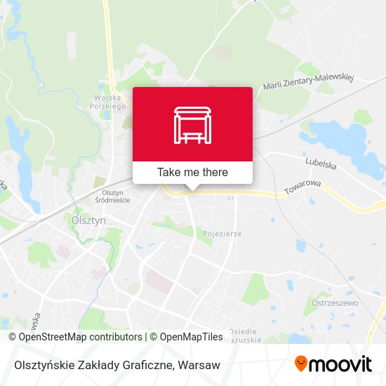 Olsztyńskie Zakłady Graficzne map