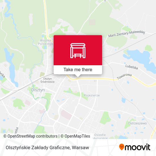 Olsztyńskie Zakłady Graficzne map