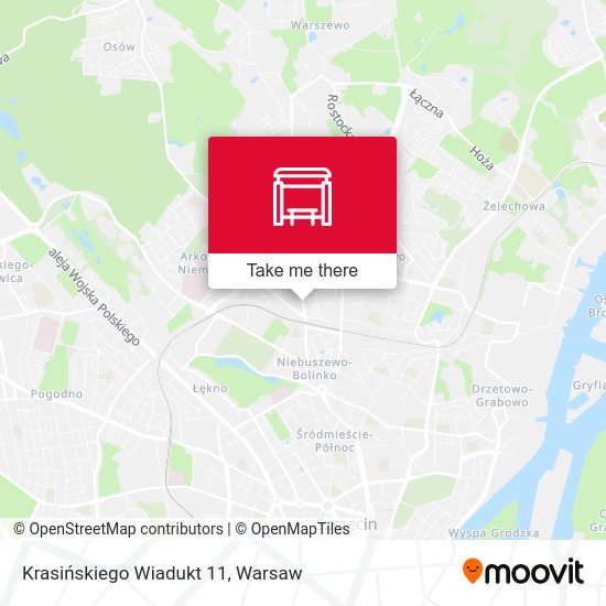 Krasińskiego Wiadukt 11 map