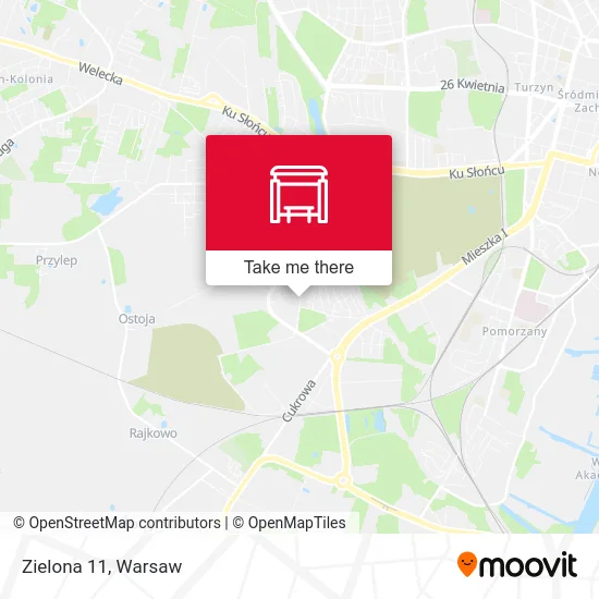 Карта Zielona 11